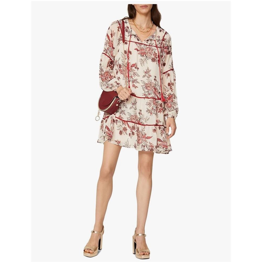 Great Jones Rent The Runway Pre-Loved Shirred Floral Dress L
